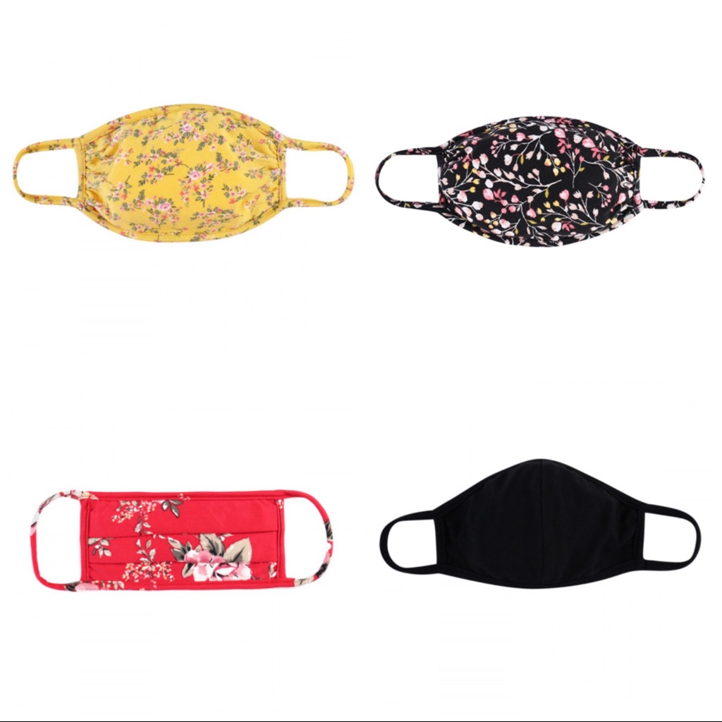Bundle 4pc Assorted Face Mask